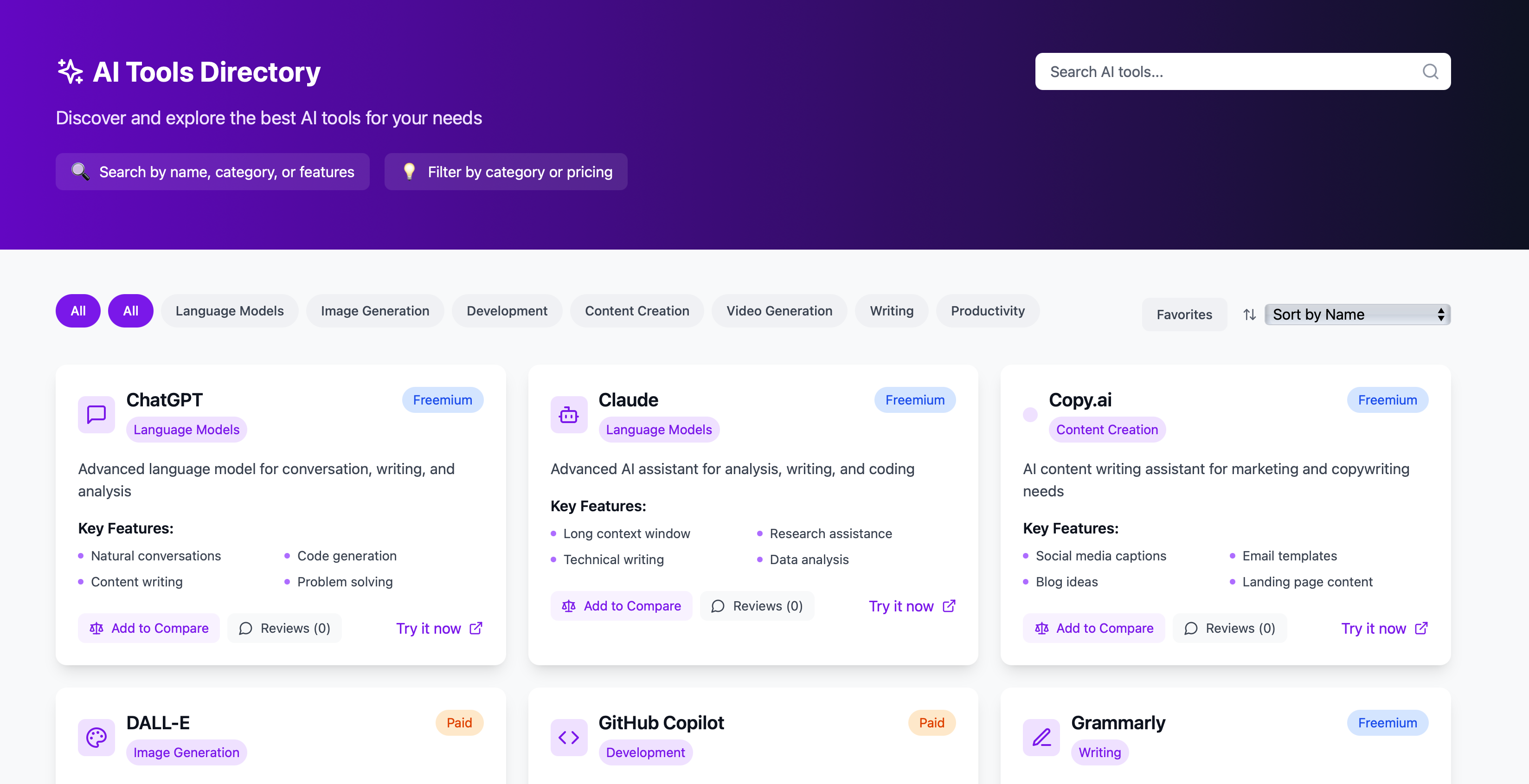 AI Tools Directory